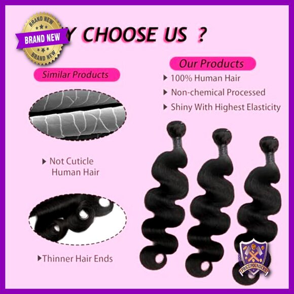 Body Wave Human Hair Extensions 16-20 Inch Raw Remy Virgin Hair main image 6